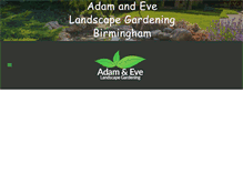 Tablet Screenshot of adamandevelandscapegardening.co.uk